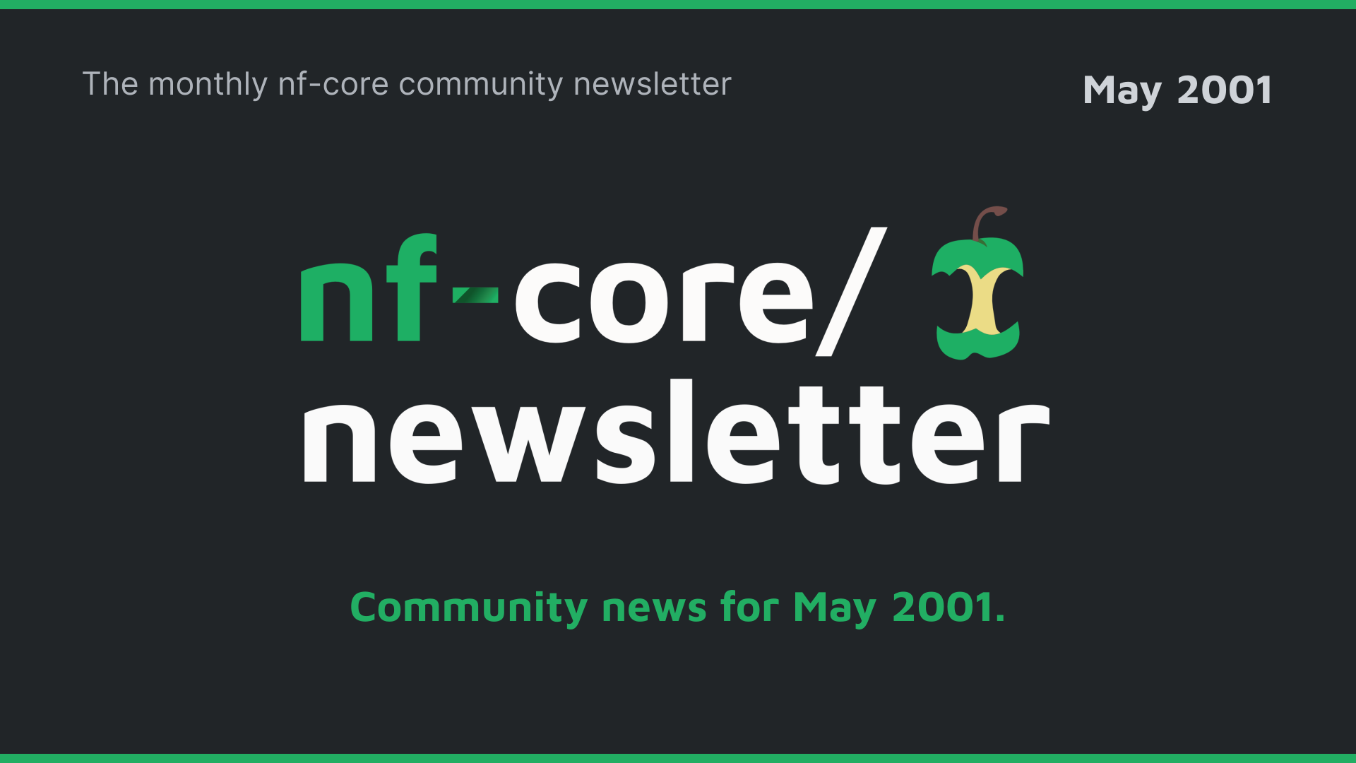 nf-core newsletter — May 2001