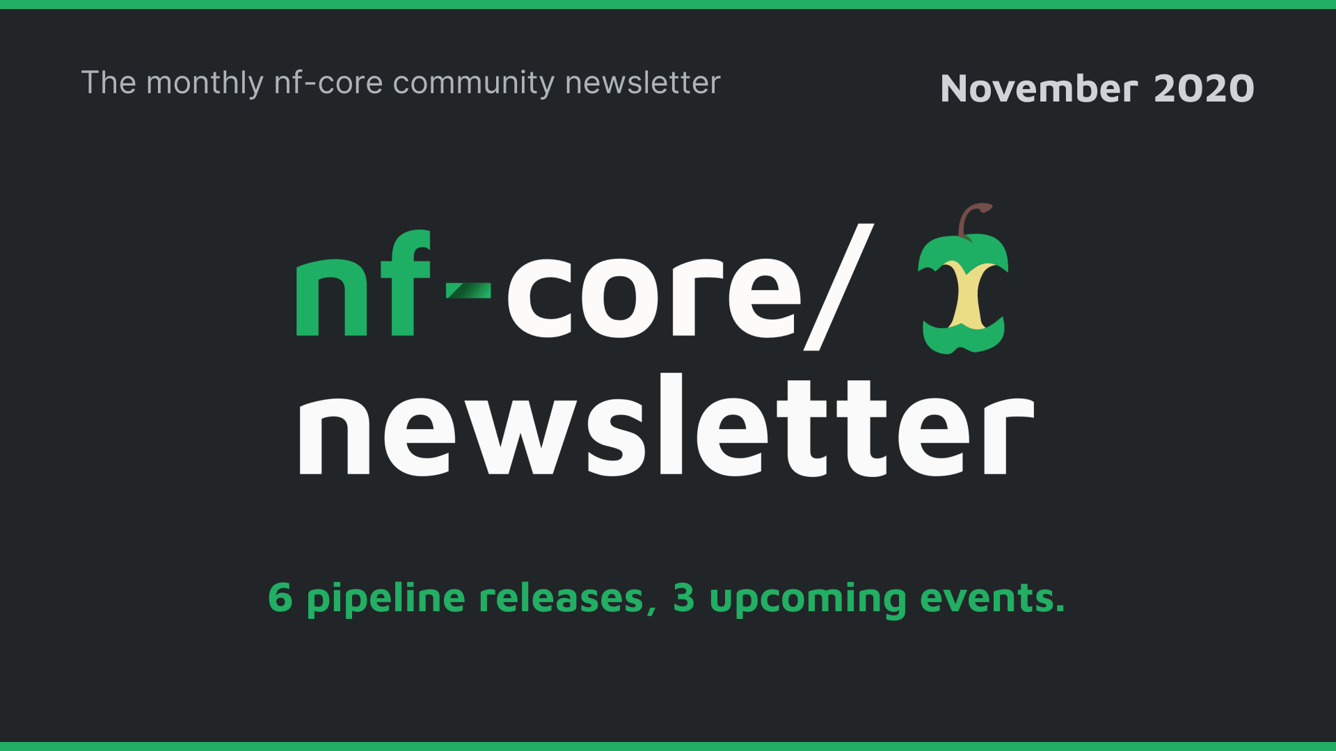 nf-core newsletter — November 2020