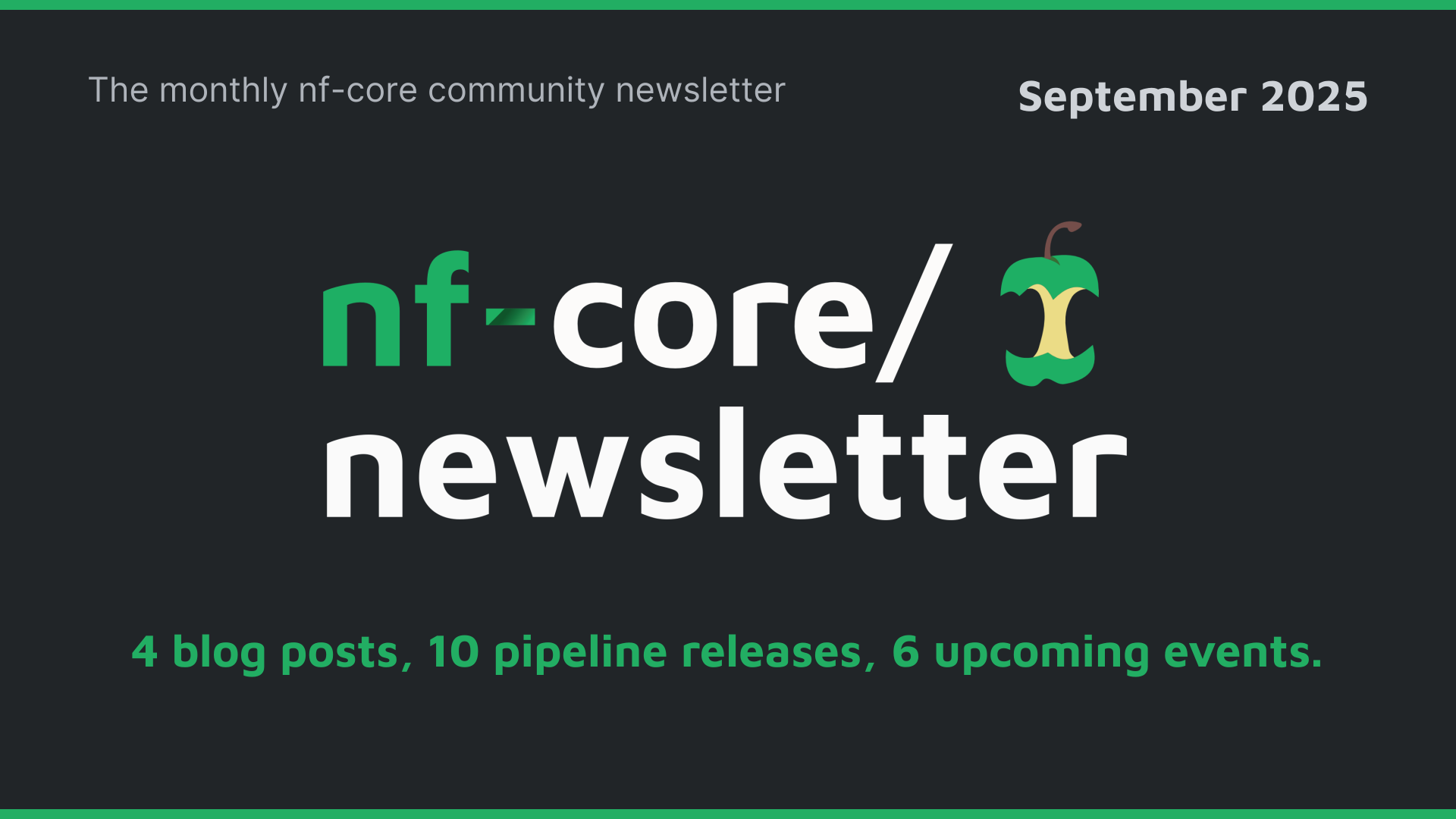 nf-core newsletter — September 2025