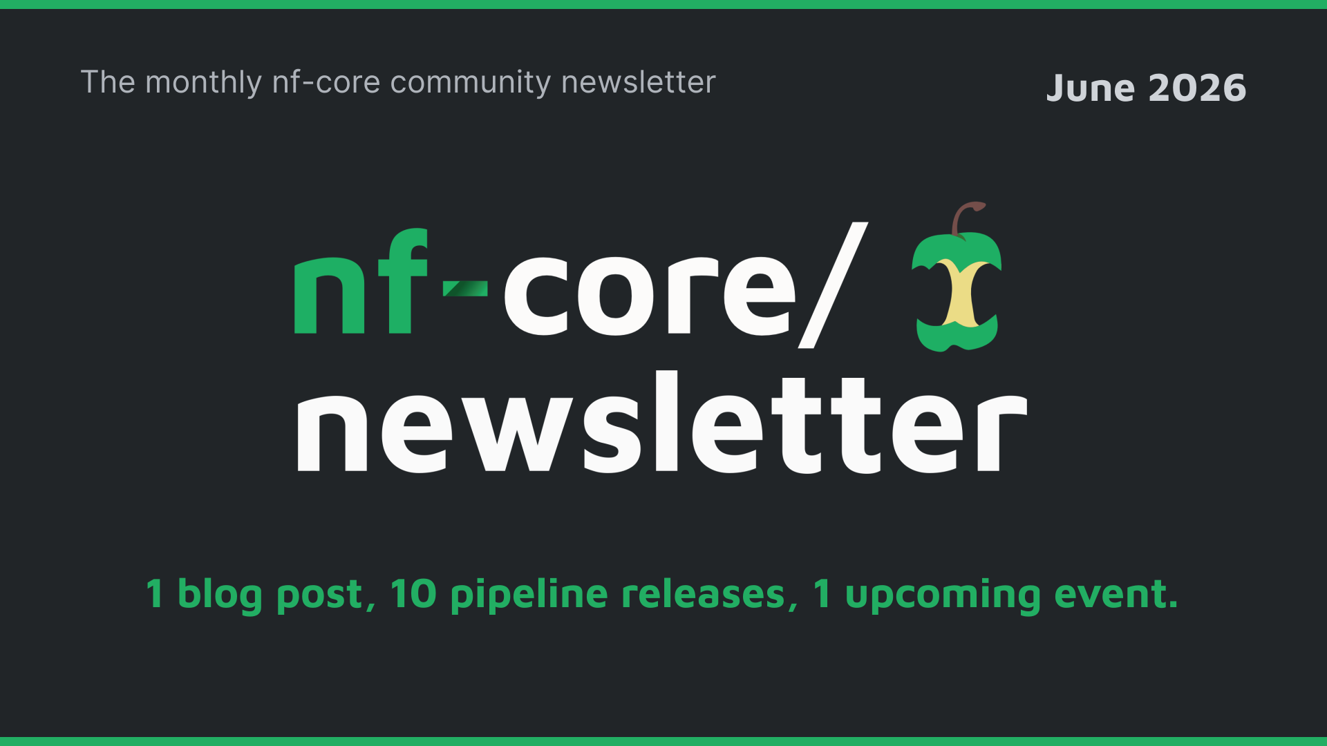 nf-core newsletter — June 2026